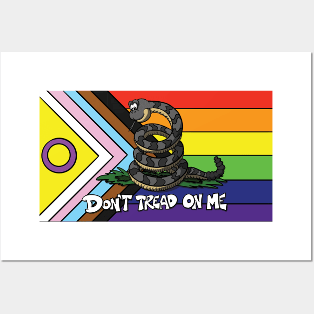 Don't Tread on Me Wall Art by Fighter Guy Studios